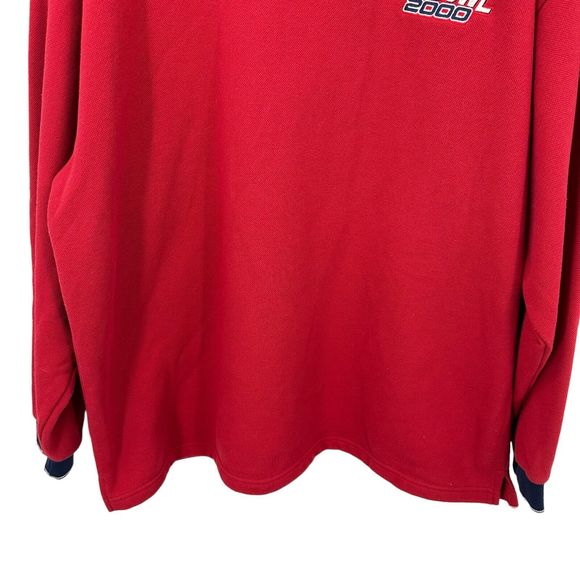 Bud Bowl 2000 Beer Vintage Sweatshirt Sweater Mens XL Diport Embroidered - Picture 3 of 15